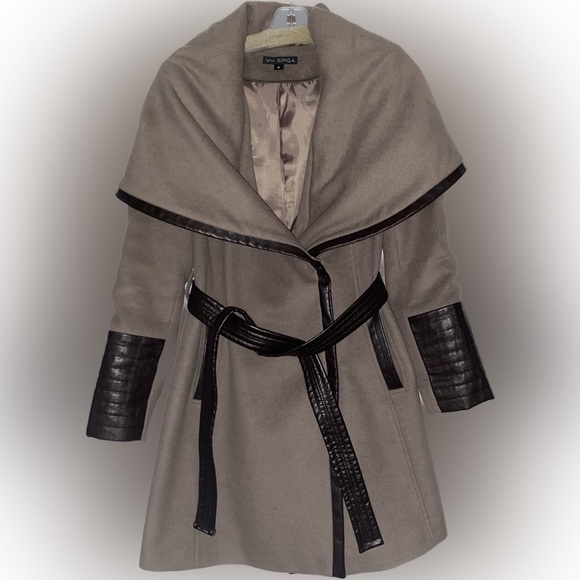 Via Spiga wool wrap beautiful coat size 8